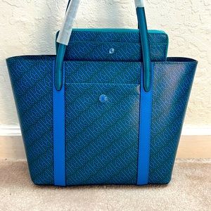 Cole Hann tote purse and matching wallet.